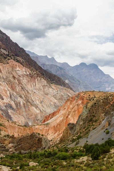 Górski Krajobraz Górach Kibicowych Pamir Tadżykistan Azja Środkowa — Zdjęcie stockowe