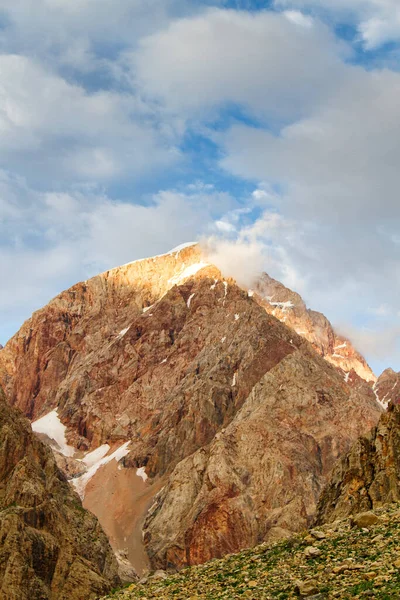Paisaje Montaña Las Montañas Del Ventilador Verano Tayikistán Asia Central — Foto de Stock