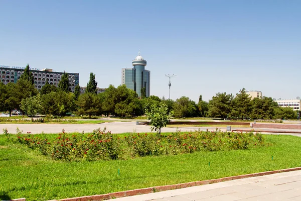 Vue Aérienne Capitale Ouzbèke Tachkent Ouzbékistan — Photo