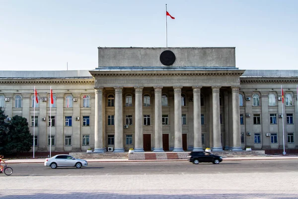 Vladimir Lenin Emlékmű Bishkek Kirgizisztán — Stock Fotó