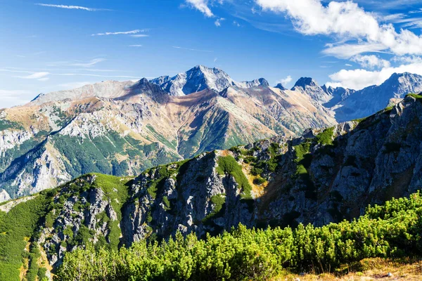 Paisaje Verano Las Montañas Tatra Parque Nacional Zakopane Polonia — Foto de Stock