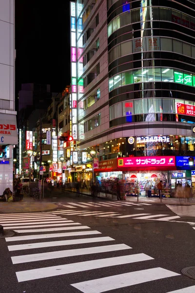 Tokyo Japan Listopad 2015 Shibuya Słynie Przeprawy Przez Miasto Zatrzymuje — Zdjęcie stockowe