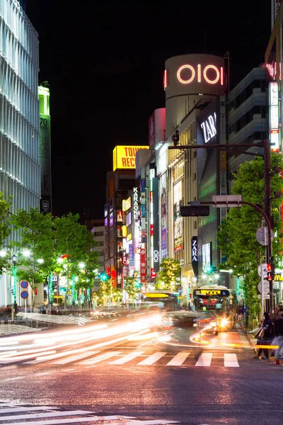 Tokyo Japan Listopad 2015 Shibuya Słynie Przeprawy Przez Miasto Zatrzymuje — Zdjęcie stockowe