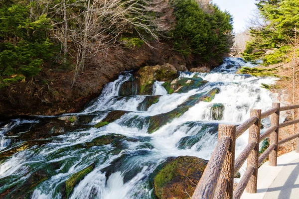 Cascada Cabeza Del Dragón Ryuzu Falls Nikko Tochigi Japón — Foto de Stock