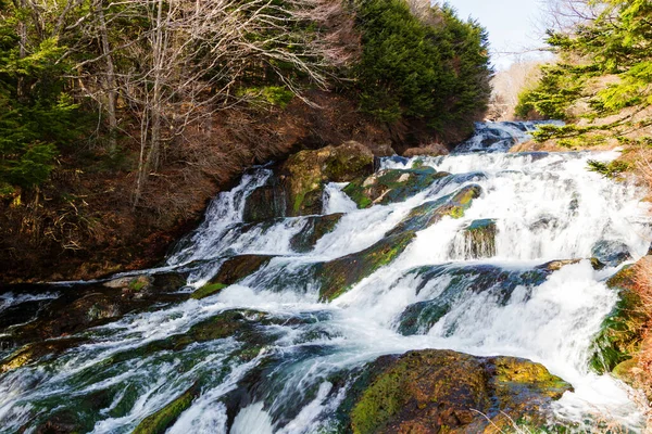 Cascada Cabeza Del Dragón Ryuzu Falls Nikko Tochigi Japón — Foto de Stock