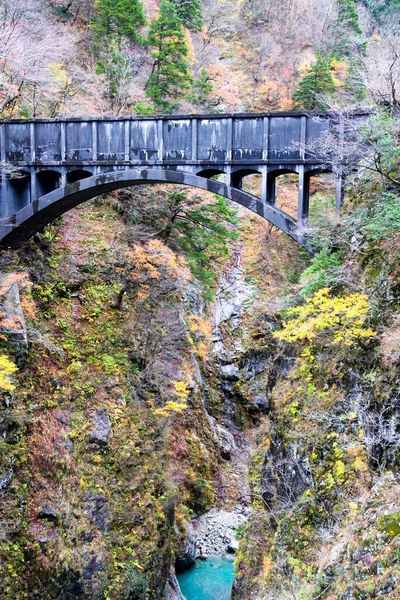 黒部峡谷鉄道橋 — ストック写真