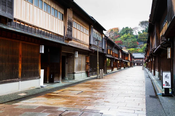 Higashi Chaya 日本金泽的Geisha老区 — 图库照片