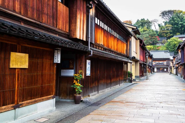 Хіґаші Чая Старий Район Ґейша Каназаві Японія — стокове фото