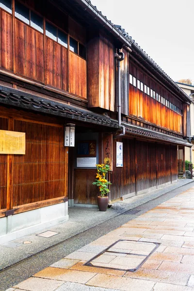 Higashi Chaya Geisha Altstadt Kanazawa Japan — Stockfoto
