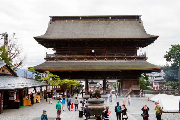 Nagano Japonya Kasım 2015 Zenkoji Tapınağı Nagano Japonya Japonya Nın — Stok fotoğraf