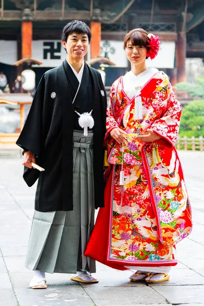 Нагано Япония Ноября 2015 Года Японская Невеста Нагано Япония Неопознанный — стоковое фото