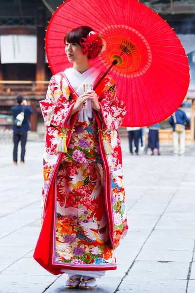 Nagano Japan November Japansk Brud Nagano Japan Den November 2015 — Stockfoto