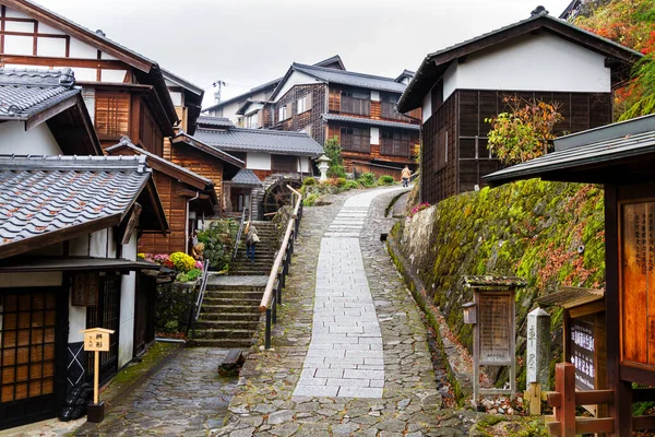 日本Magome 11月20日 2015年11月20日日本江户一个邮镇Tsumago的老房子 — 图库照片