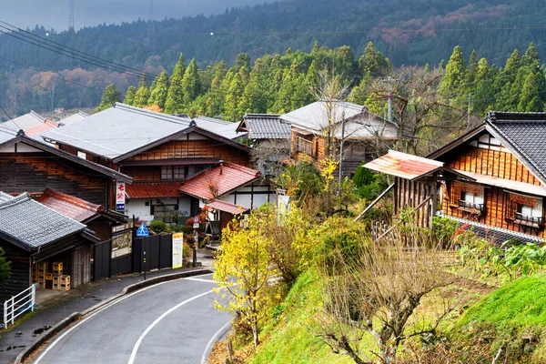 Magome Japón Noviembre Casas Antiguas Tsumago Una Ciudad Correos Del — Foto de Stock