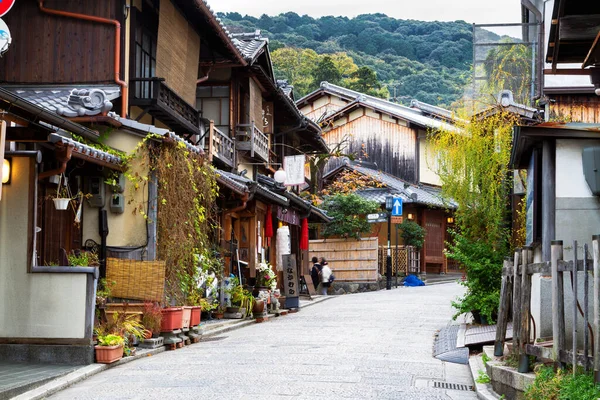 Kyoto Japon Nov Les Touristes Errent Dans Une Rue Célèbre — Photo