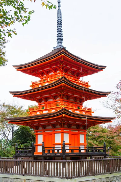 Kyoto Japonsko Listopadu Kyomizu Dera Listopadu 2015 Japonském Kjótu Byl — Stock fotografie