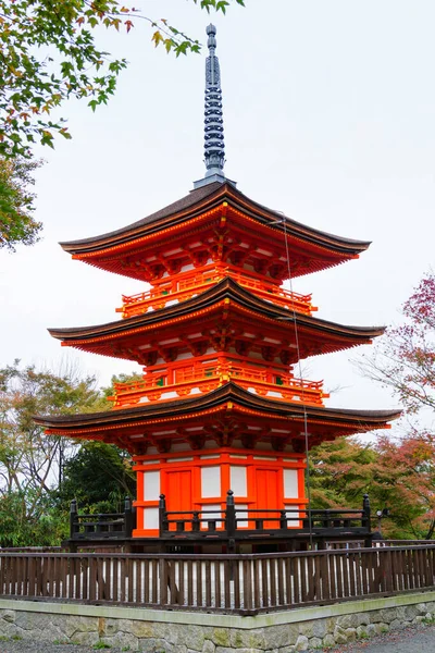 京都府京都市 2015年11月24日京都市 清水寺 寛永10年 1633年 に建てられ ユネスコの世界遺産に登録されている京都のランドマークの一つです — ストック写真