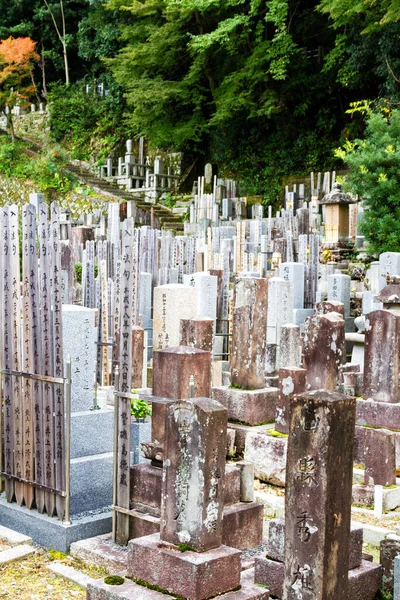 Kyoto Japón Noviembre Cementerio Higashi Otani Noviembre 2015 Kyoto Japón — Foto de Stock