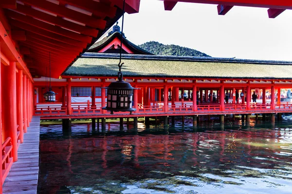 Hiroshima Japón Noviembre 2015 Las Salas Aire Libre Del Santuario —  Fotos de Stock
