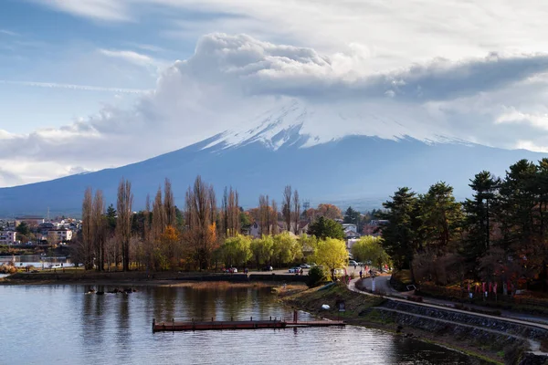 Vista Lago Kawaguchiko Japón — Foto de Stock