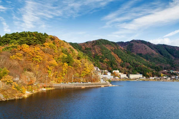 Vista Lago Kawaguchiko Japón — Foto de Stock