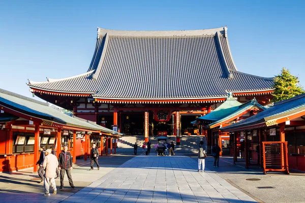 Tokyo Japan November 2015 Senso Temple Asakusa Most Famous Temple — Stock Photo, Image