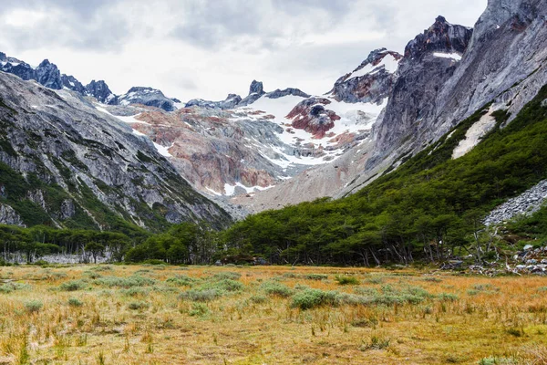 Spectaculair Landschap Laguna Esmeralda Ushuaia Tierra Del Fuego Patagonië Argentinië — Stockfoto