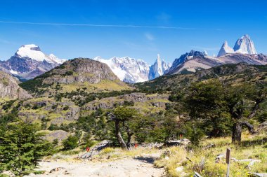 Cerro Torre zirvesi, Los Glaciares Ulusal Parkı, El Chalten, Patagonya, Arjantin