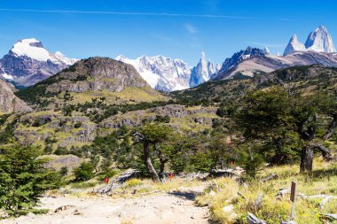 Cerro Torre zirvesi, Los Glaciares Ulusal Parkı, El Chalten, Patagonya, Arjantin