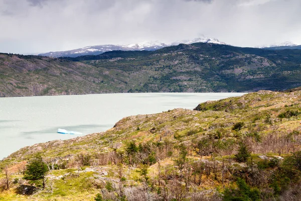 Panorama Del Parque Nacional Torres Del Paine Patagonia Chile —  Fotos de Stock