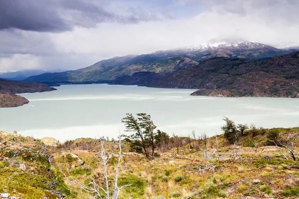 Panorama Över Chiles Nationalpark Torres Del Paine Patagonien Chile — Stockfoto