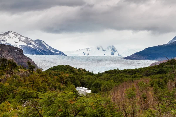 Panorama Chilijskiego Parku Narodowego Torres Del Paine Patagonii Chile — Zdjęcie stockowe