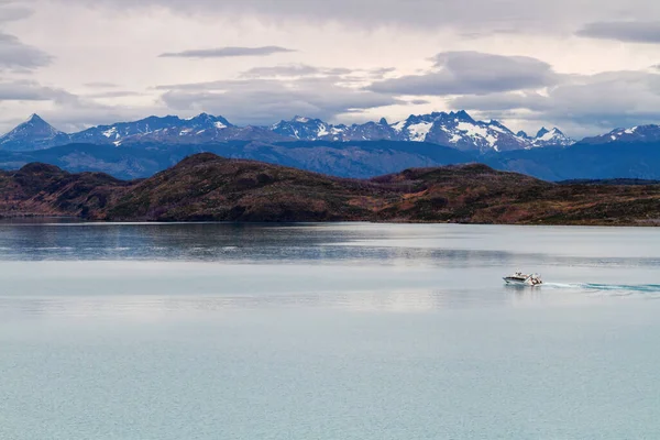 Panorama Över Chiles Nationalpark Torres Del Paine Patagonien Chile — Stockfoto