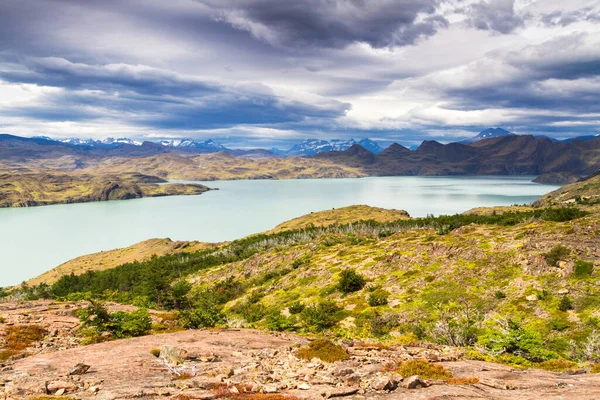 Belleza Épica Del Paisaje Parque Nacional Torres Del Paine Sur —  Fotos de Stock
