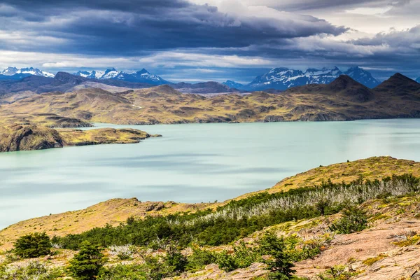 Epische Schönheit Der Landschaft Der Nationalpark Torres Del Paine Süden — Stockfoto