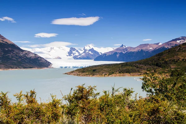 Lodowiec Perito Moreno Patagonii Argentyna Park Narodowy Los Glaciares Prowincji — Zdjęcie stockowe