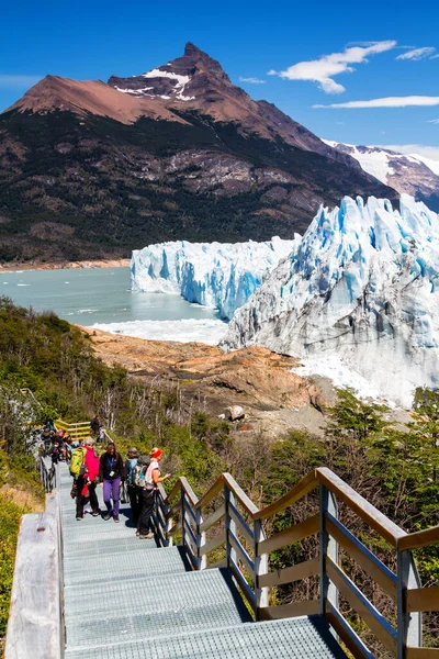 Perito Moreno Argentina 2015 Június Gleccser Patagóniában Los Glaciares Nemzeti — Stock Fotó