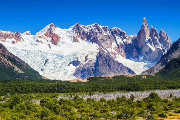 Cerro Torre Peak Los Glaciares National Park Chalten Patagonië Argentinië — Stockfoto