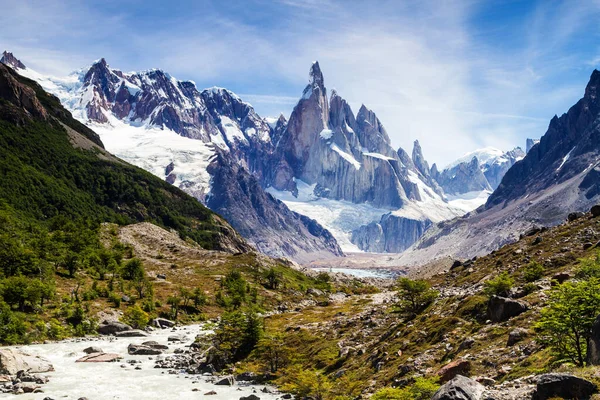 Cerro Torre Parque Nacional Los Glaciares Chalten Patagonia Argentina — Foto de Stock