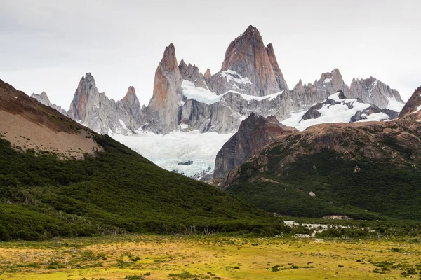 Pico Fitz Roy Parque Nacional Los Glaciares Chalten Patagonia Argentina — Foto de Stock