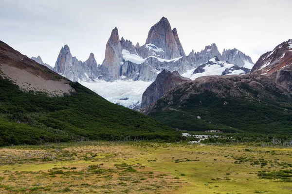 Fitz Roy Pico Parque Nacional Los Glaciares Chalten Patagônia Argentina — Fotografia de Stock