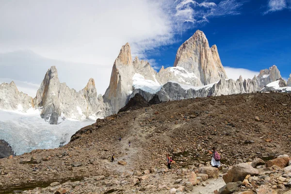 Fitz Roy Peak, Los Glaciares Ulusal Parkı, El Chalten, Patagonya, Arjantin