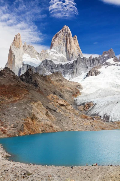 Pico Fitz Roy Parque Nacional Los Glaciares Chalten Patagonia Argentina —  Fotos de Stock