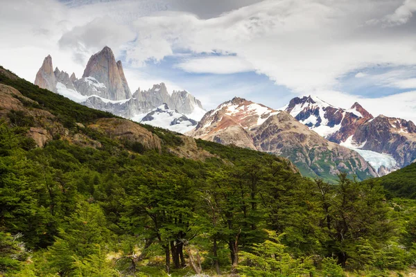 Fitz Roy Gipfel Los Glaciares Nationalpark Chalten Patagonien Argentinien — Stockfoto