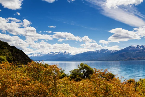 General Carrera See Wird Auch Lago Buenos Aires Genannt Nordpatagonien — Stockfoto