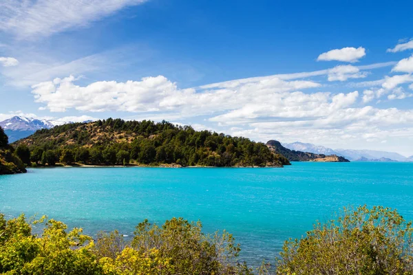 Generál Carrera Lake Také Volal Lago Buenos Aires Severně Patagonie — Stock fotografie