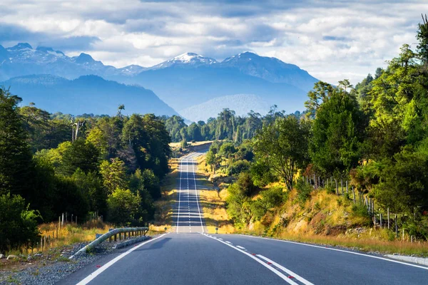 Malownicza Droga Chilijskiej Carretera Austral Patagonia Chile — Zdjęcie stockowe
