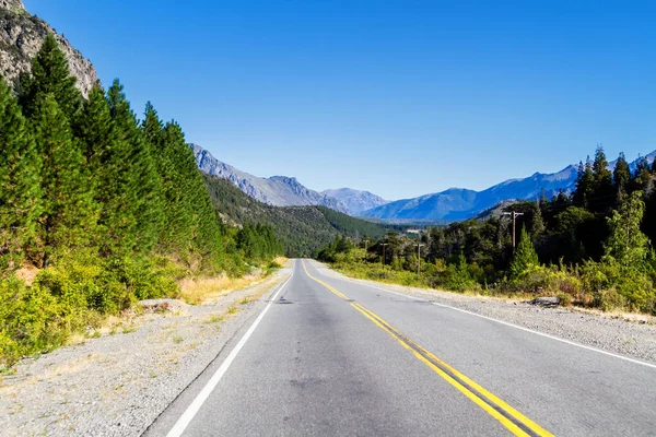 Ruta Panorámica Por Ruta Nacional Argentina Patagonia Argentina — Foto de Stock