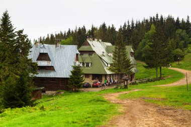 Przechyba, Beskid Sadecki dağları, Polonya