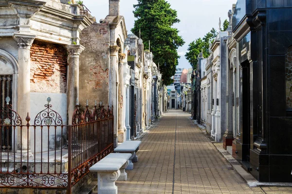Cementerio Recoleta Cementerio Más Importante Famoso Argentina Buenos Aires —  Fotos de Stock